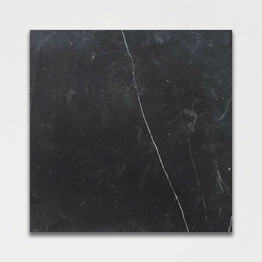 Marble Systems - Black Honed Marble Tile 12x12 - TL90216