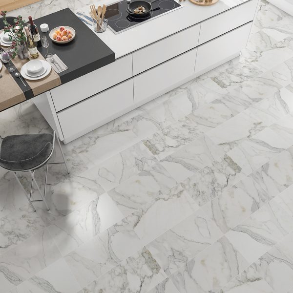 Calacatta Gold Honed Marble Tile 12x24 - TL90642 - Image 3