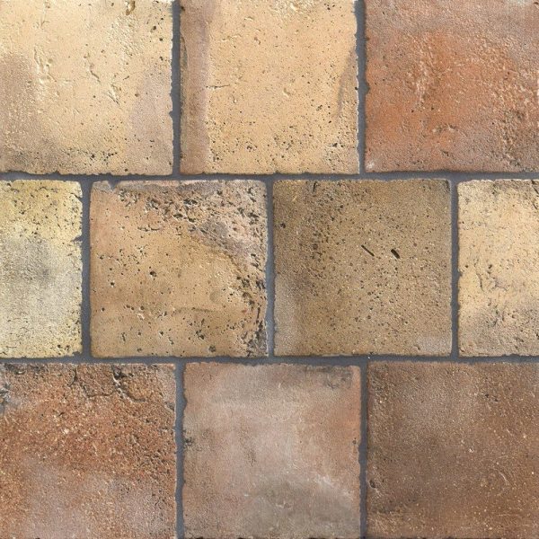 Marble Systems - Reclaimed Natural Square Terracotta Tile 6x6 - TL90802