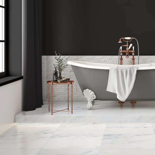 Calacatta Bella Honed Marble Tile 12x24 - TL91145 - Image 2