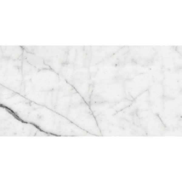 Marble Systems - White Carrara Honed Marble Tile 6x12 - TL91148