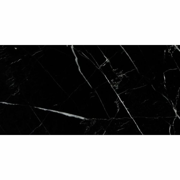 Marble Systems - Black Polished Marble Tile 12x24 - TL91194