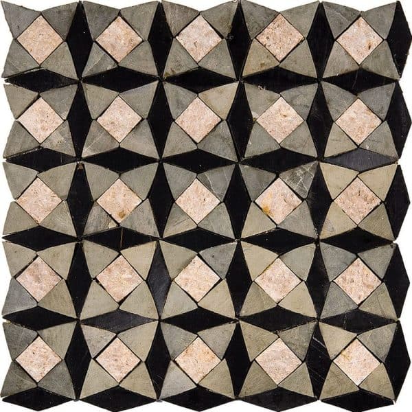 Marble Systems - Touzeur Honed Limestone Mosaic 11 5/8x11 5/8 - WBA10049