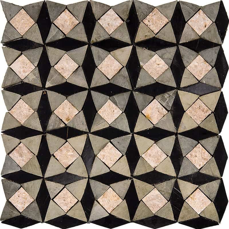 Marble Systems - Touzeur Honed Limestone Mosaic 11 5/8x11 5/8 - WBA10049