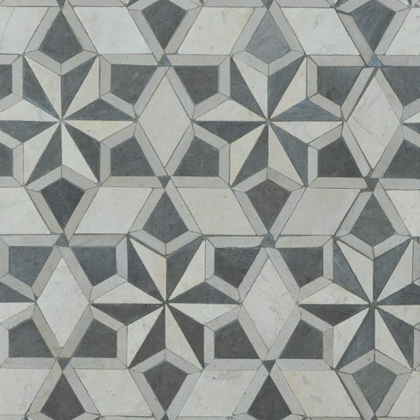 Marble Systems - Sabrina Honed Limestone Mosaic 10x12 - WBA10056