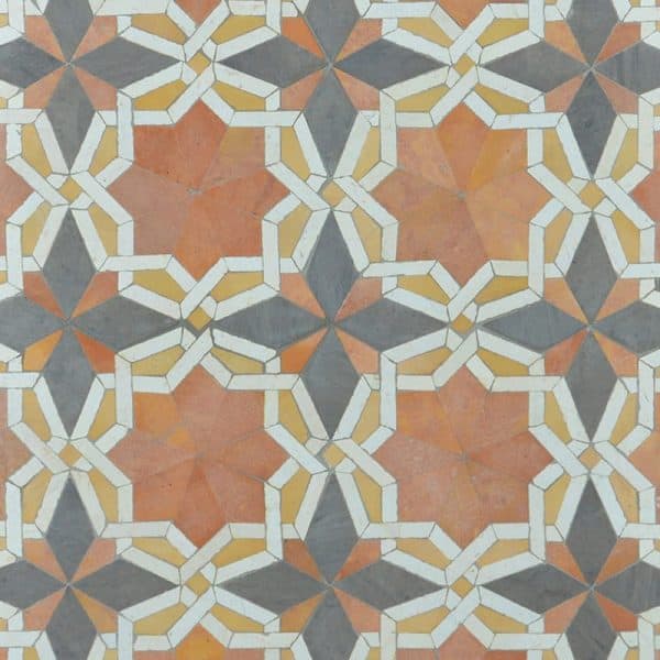 Marble Systems - Maha Honed Limestone Mosaic 10x10 - WBA10060