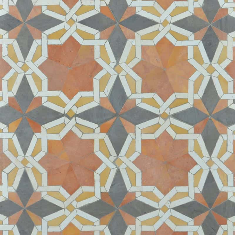 Marble Systems - Maha Honed Limestone Mosaic 10x10 - WBA10060