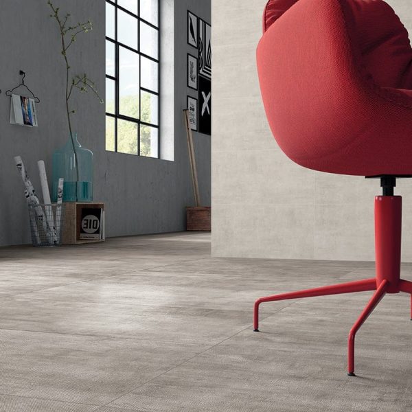 Runway Fog Lappato Concrete Look Porcelain Tile 18x36 - WIS12082 - Image 2