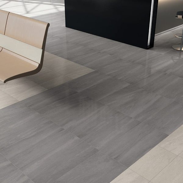 Atelier White Honed Concrete Look Porcelain Tile 12x24 - WIS12111 - Image 3