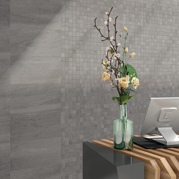 Atelier Olive Grey Honed Concrete Look Porcelain Tile 12x24 - WIS12108 - Image 4