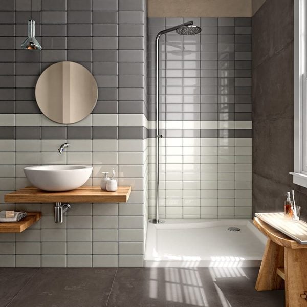 Grey Glossy Ceramic Tile 4x8 - WIS12191 - Image 3