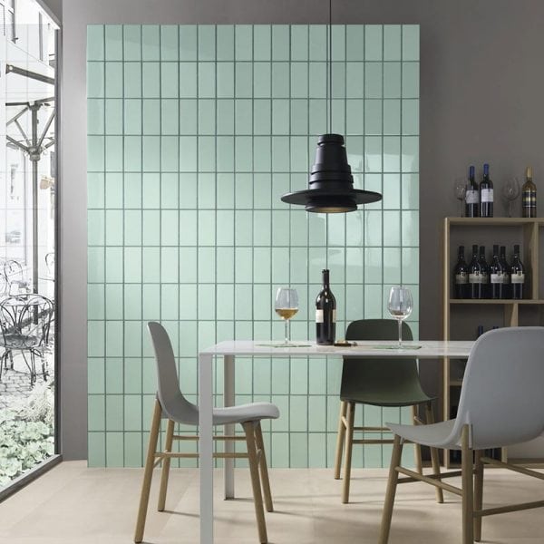 Aquamarine Glossy Ceramic Tile 4x8 - WIS12193 - Image 2