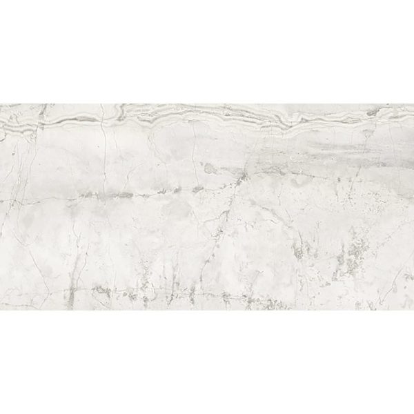 Marble Systems - Romano White Honed Marble Look Porcelain Tile 12x24 - WIS12551