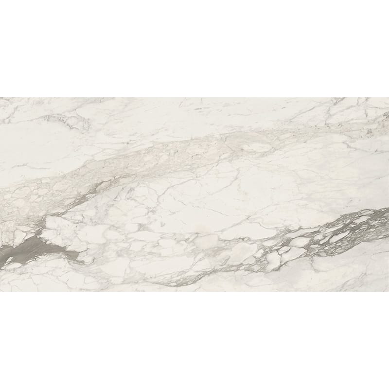 Marble Systems - Calacatta Renoire Polished Marble Look Porcelain Tile 24x48 - WIS12557