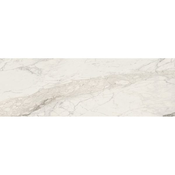 Marble Systems - Calacatta Renoire Polished Subway Marble Look Porcelain Tile 4x12 - WIS12567