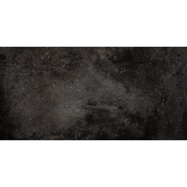 Marble Systems - London Black Honed Concrete Look Porcelain Tile 12x24 - WIS13098