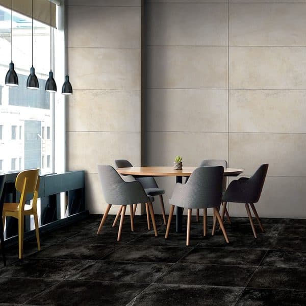 London Black Honed Concrete Look Porcelain Tile 12x24 - WIS13098 - Image 4