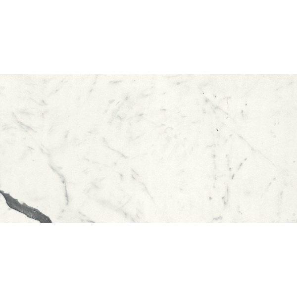 Marble Systems - Bianco Statuario Polished Marble Look Porcelain Tile 12x24 - WLE00016