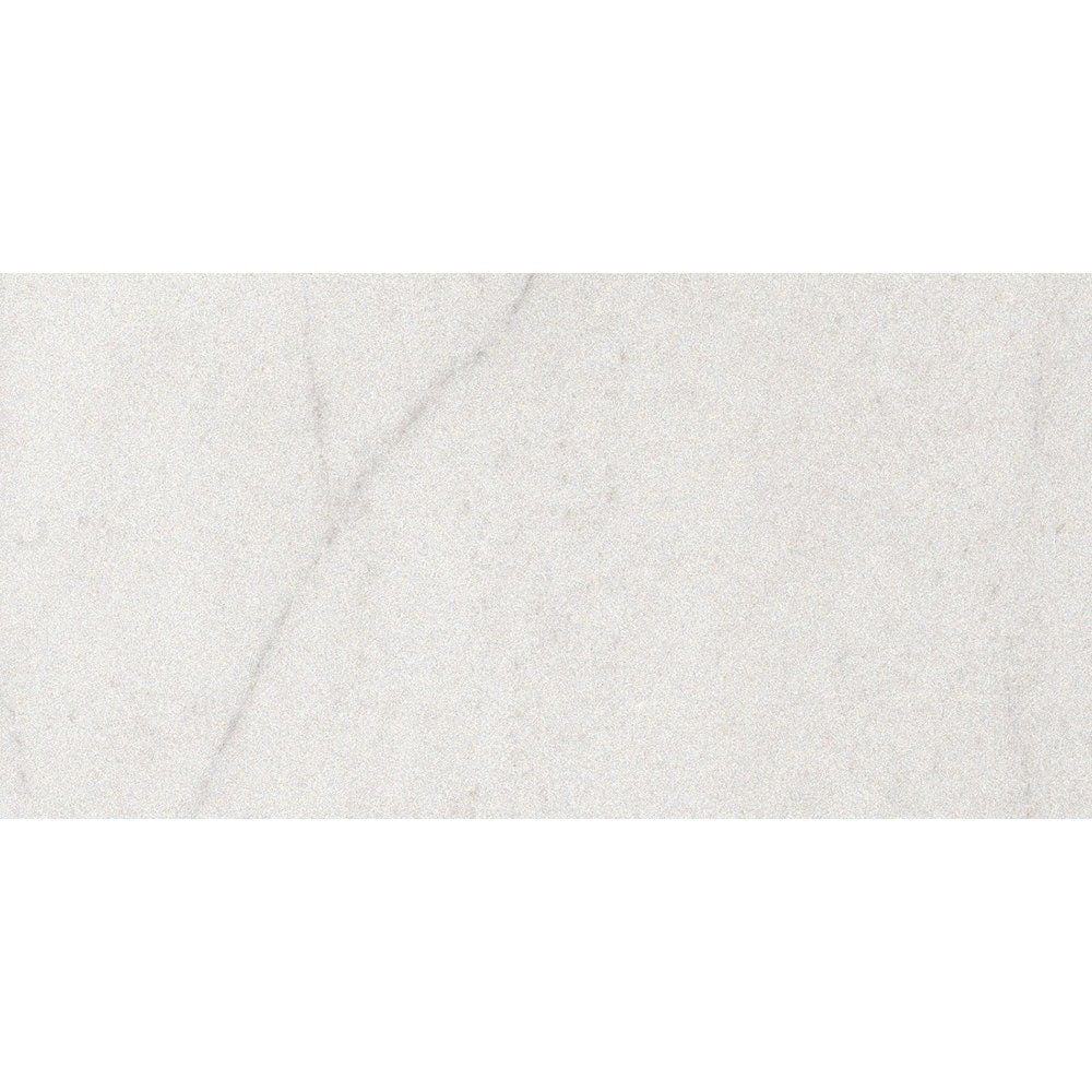 Marble Systems - Crystal White Matte Marble Look Porcelain Tile 12x24 - WLE00020