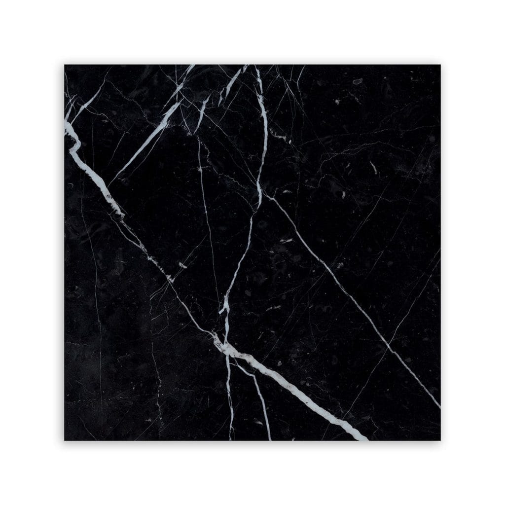 Marble Systems - Marquina Nero Polished Porcelain Tile 24x24 - WLE00948