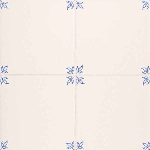 Marble Systems - Garden Blanc Blue Glazed Ceramic Tile 6x6 - WLV20542