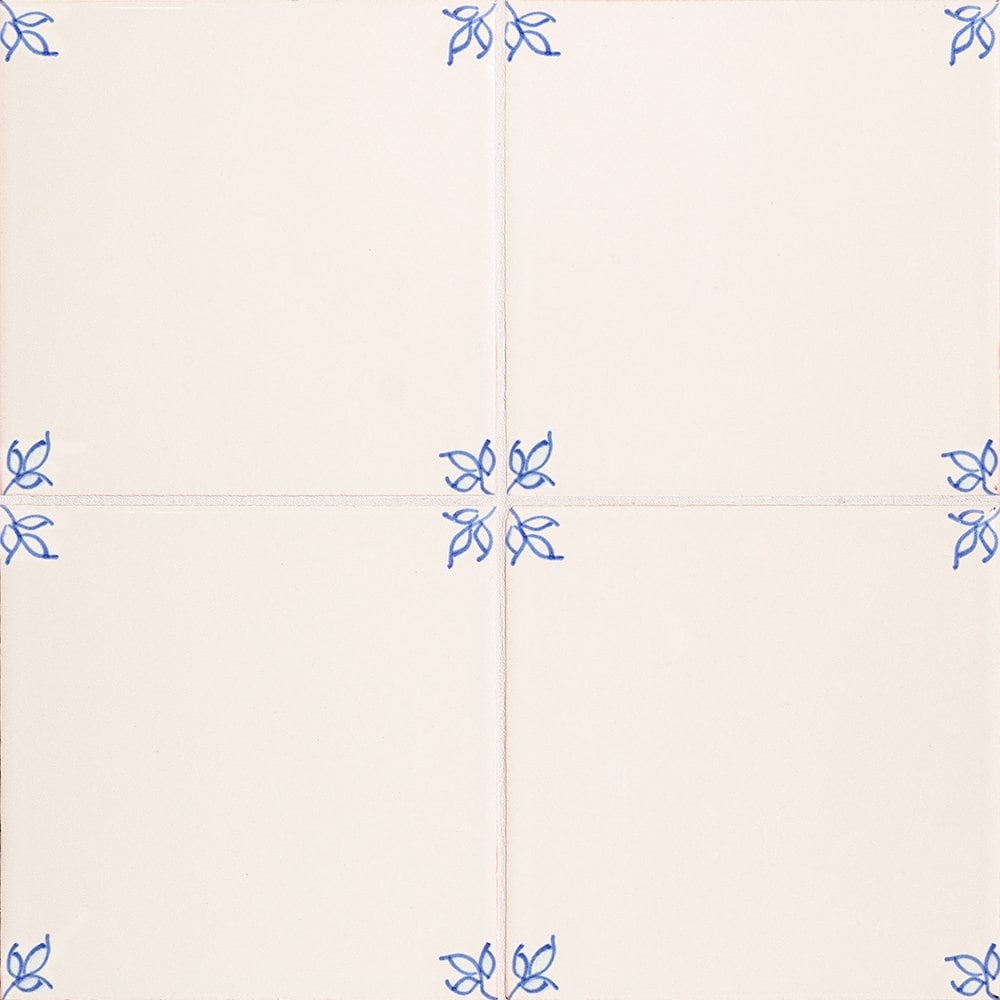 Marble Systems - Garden Blanc Blue Glazed Ceramic Tile 6x6 - WLV20542