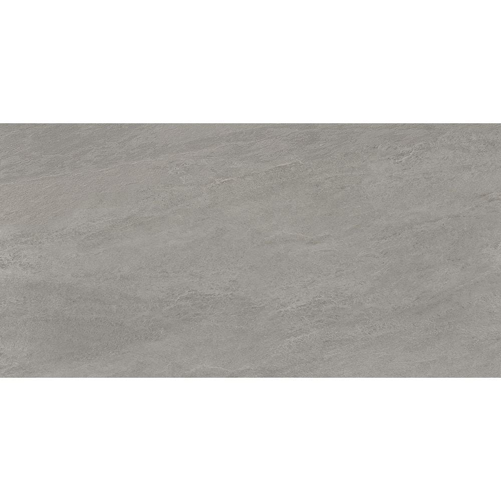 Marble Systems - Light Grey Natural Slate Look Porcelain Tile 12x24 - WNB00274