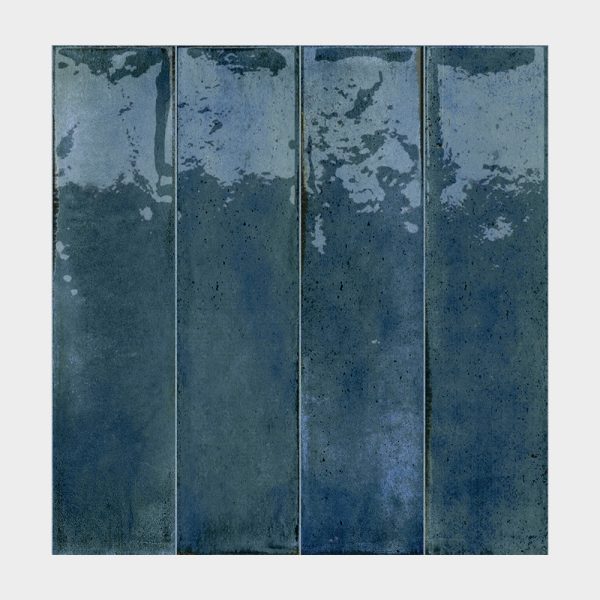 Marble Systems - Fusion Blue Polished Porcelain Tile 2 1/2x10 - WNB00561