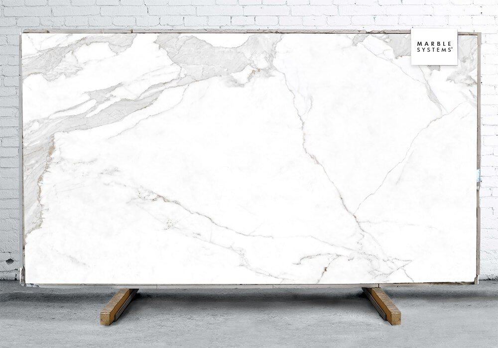 Marble Systems - Estatuario E01r Honed Sintered Stone Slab 125x63 - WNE10120