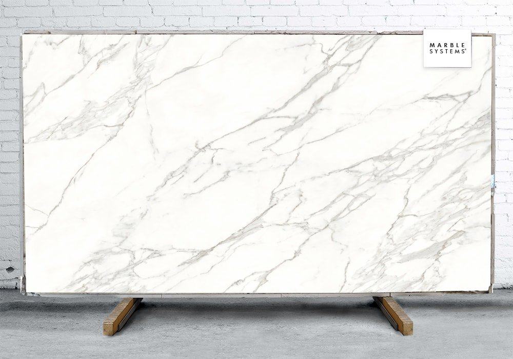 Marble Systems - Calacatta C01r Polished Sintered Stone Slab 125x63 - WNE10190