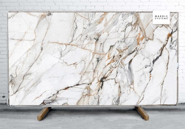 Marble Systems - Calacatta Luxe Cl01 Natural Sintered Stone Slab 125x63 - WNE10221