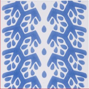 Blue Glossy Cecil Stripe Ceramic Tile 6x6 - XSP90006