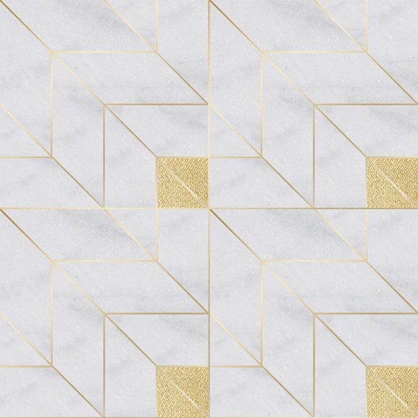 Marble Systems - Beni Gold Ottoman Textile 2