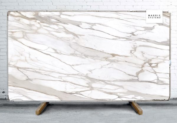 Marble Systems - Calcatta Gold A Lappato Lucido Porcelain Slab 64x128 - YEM00910