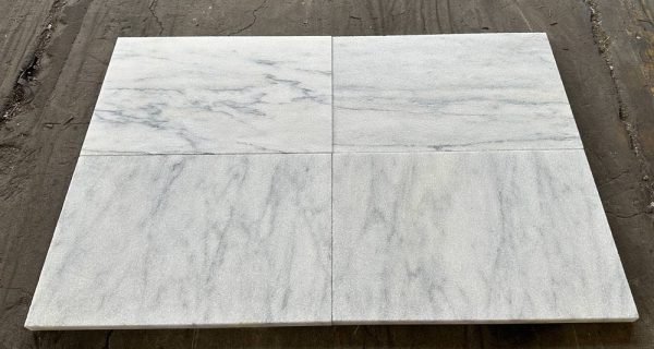 Carrara Equinox Marble Leathered 16x24 Paver  - P291624 - Image 2