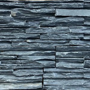 Chromium Black RockFace 6 x 24 Stack Stone #LP126624RF - Icontile - LP126624RF