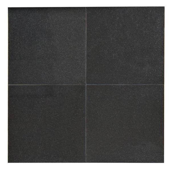 ABSOLUTE BLACK GRANITE TILE POLISHED 24x24 - Icontile - 762424135