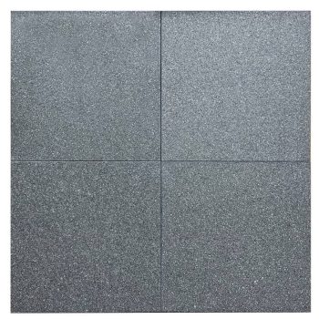 ABSOLUTE BLACK GRANITE TILE FLAMED 24x24 - Icontile - 762424175