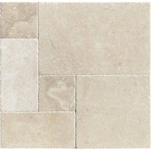 Beige Marble French Pattern Unfilled Brushed And Chiseled Tile - Icontile - 230046