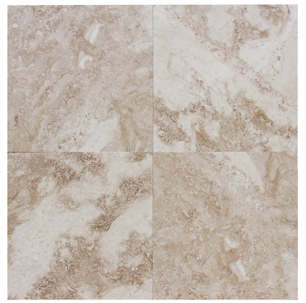 Cappuccino Marble Polished Tile 24X24X1/2 - Icontile - 012424135B