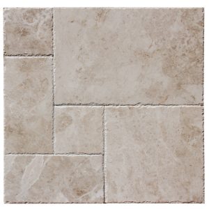 Cappuccino Marble Brushed and Chiseled French Pattern - Icontile - 130046