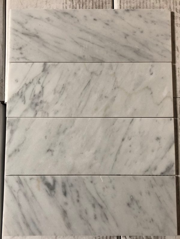 Carrara White Marble Tile 18X18 POLISHED - 301818135 - Image 5