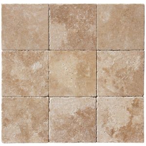 Chocolate Brown Tumbled Tile - Icontile - 226699