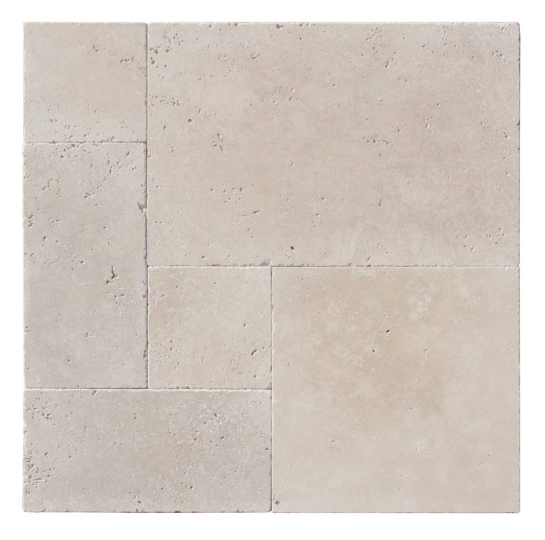 Cordoba Cream (Light) French Pattern Tumbled Tiles - Icontile - 213099