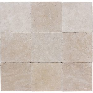 Cordoba Cream (Light) Tumbled Tiles 12 x 12 x 3/8 - Icontile - 21121299