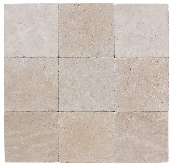 Cordoba Cream (Light) Tumbled Tiles 12 x 12 x 3/8 - Icontile - 21121299