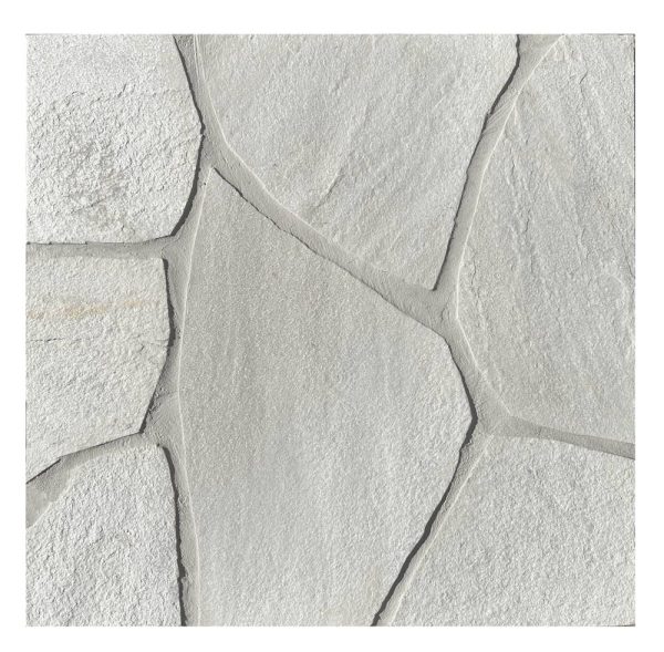 Glacier White Flagstone - Icontile - FLAG67NAT