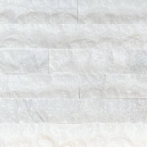 White Marble 4 x Free Length SplitFace - Icontile - 1074FREESF