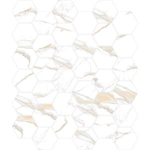 MOSAIC CALACATTA (HEXAGON) GOLD - POLISHED - 2x2