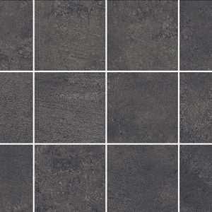 MOSAIC CLAY (SQUARE) ANTHRACITE - TEXTURED STONE - 2x2